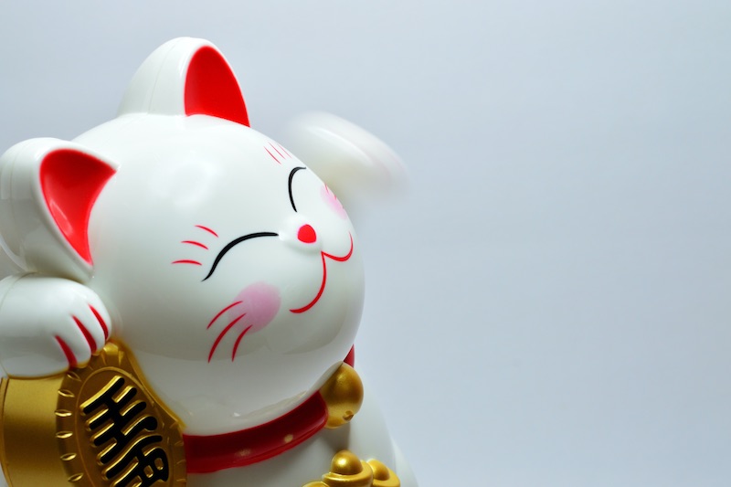 Foto van Japanse lucky cat