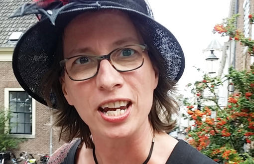 Storytrail verteller Louise Wandelaar